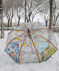 Stained Glass Mermaid Umbrella
