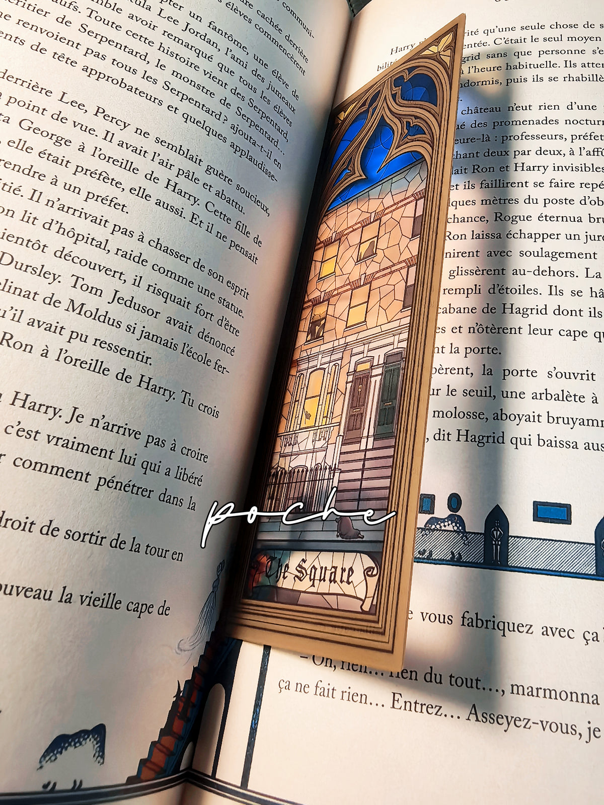Four Homes Stained Glass Bookmarks – Set of 4