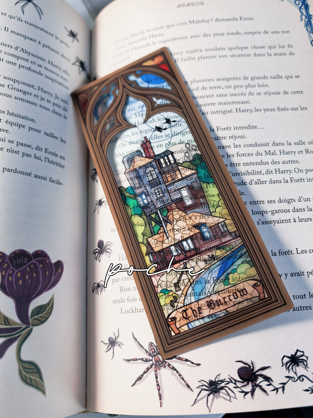 Four Homes Stained Glass Bookmarks – Set of 4
