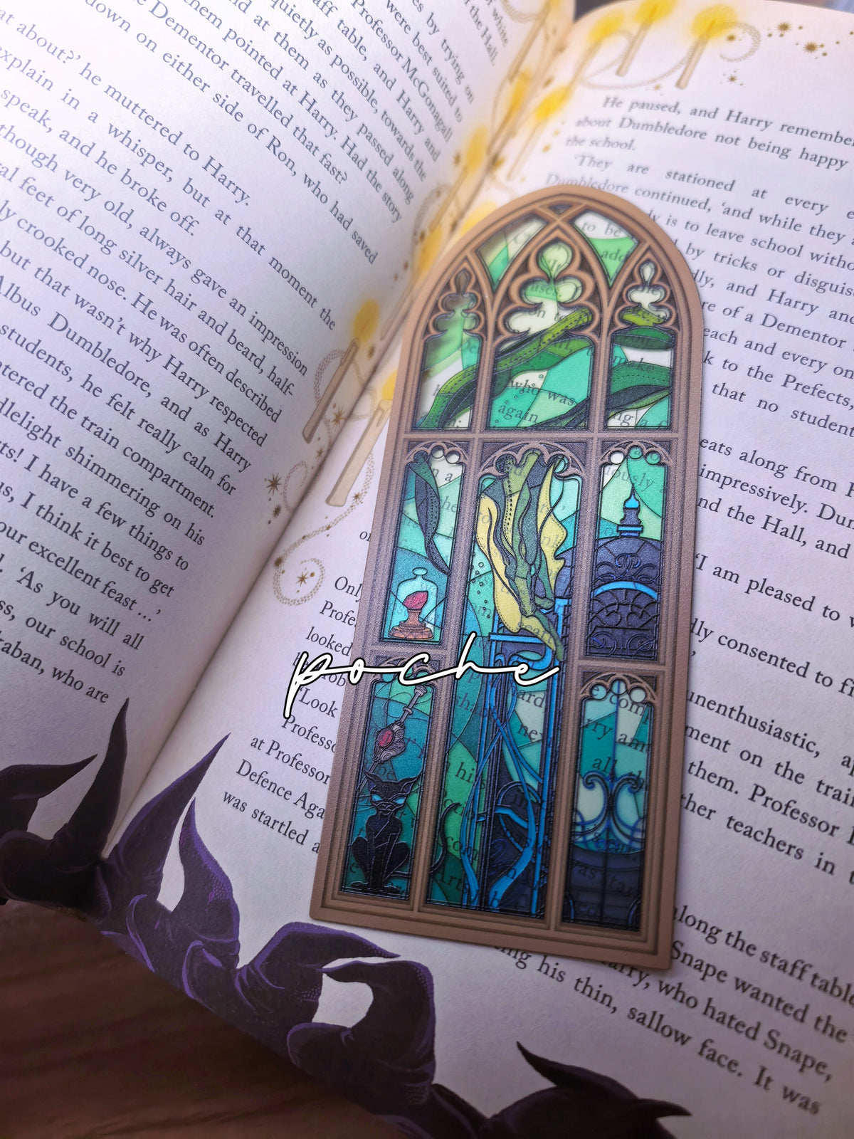 Magical Creatures Stained Glass Bookmarks – Set of 4