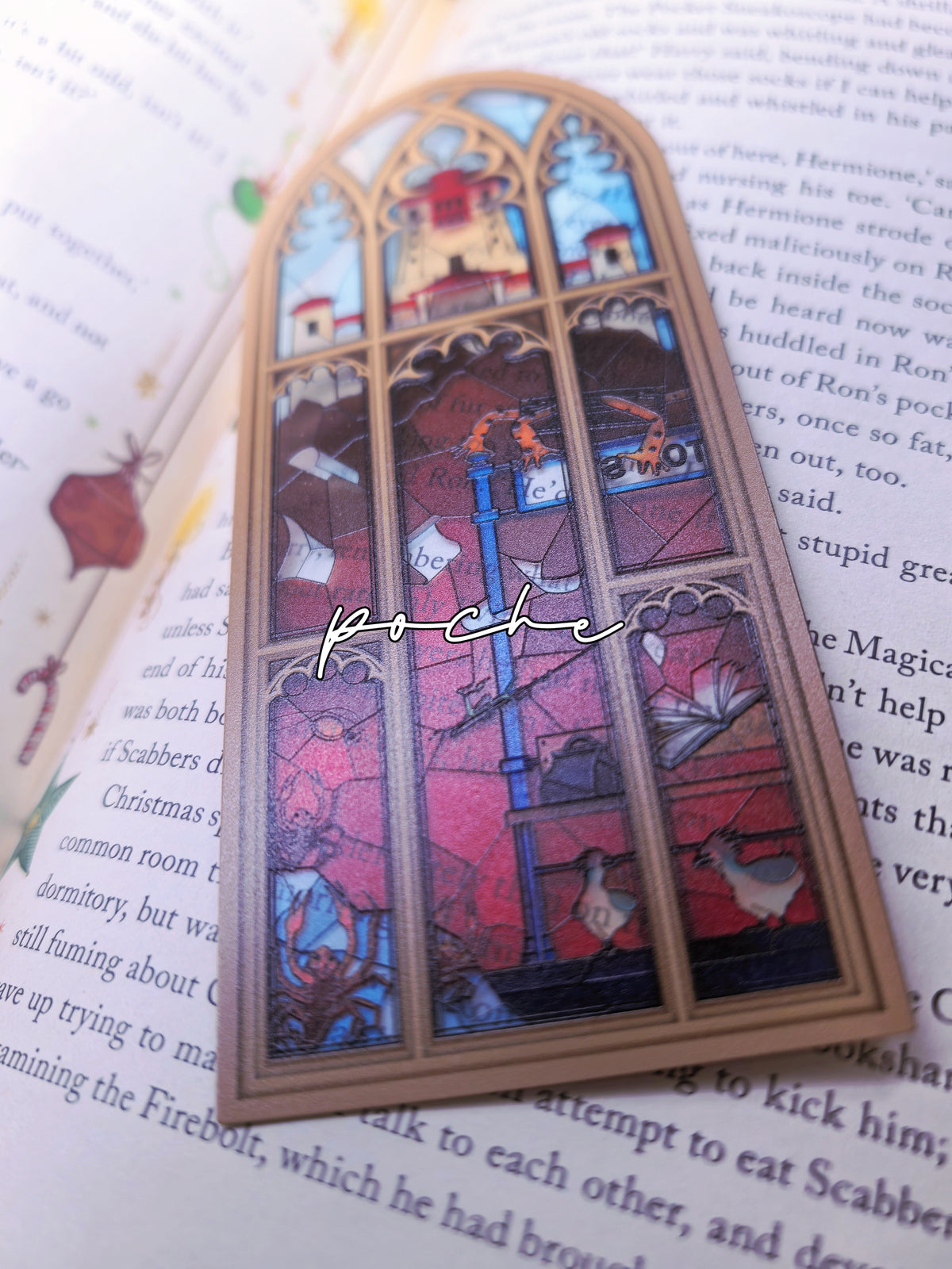 Magical Creatures Stained Glass Bookmarks – Set of 4