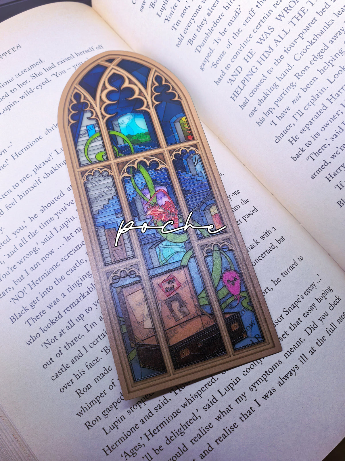 Magical Creatures Stained Glass Bookmarks – Set of 4