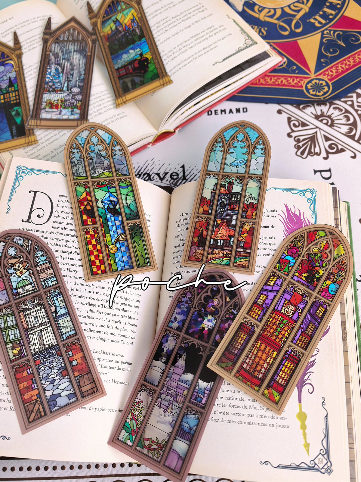 Magical Stained Glass Bookmarks