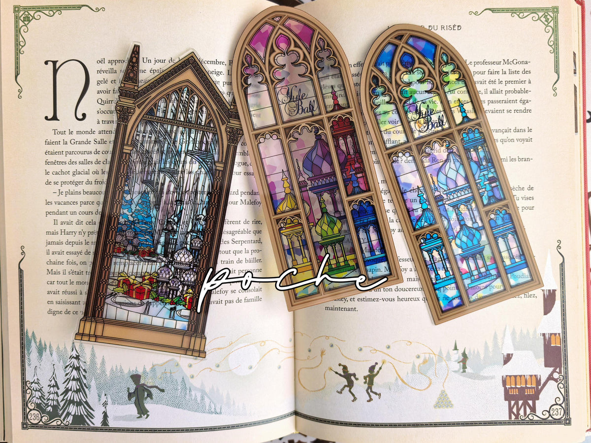 Magical Stained Glass Bookmarks