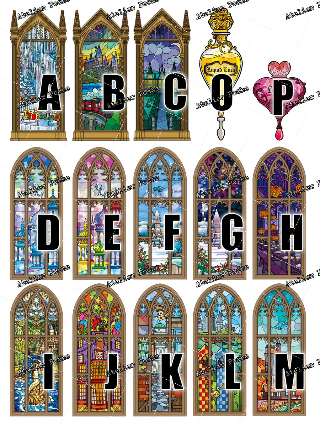 Magical Stained Glass Bookmarks