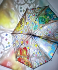 Stained Glass four houses Umbrella