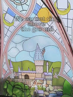 Stained Glass Mermaid Umbrella